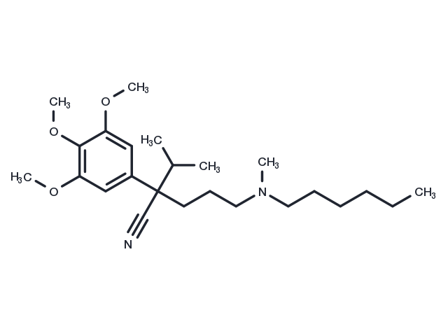 Nexopamil racemate Chemical Structure