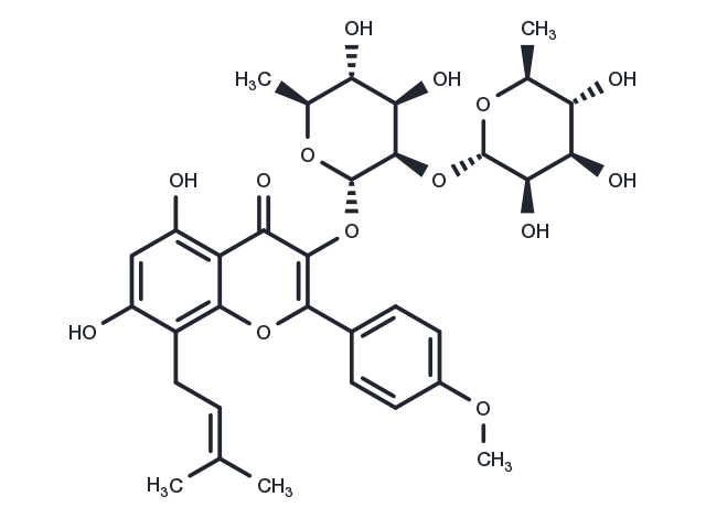 2''-O-Rhamnosylicariside II Chemical Structure