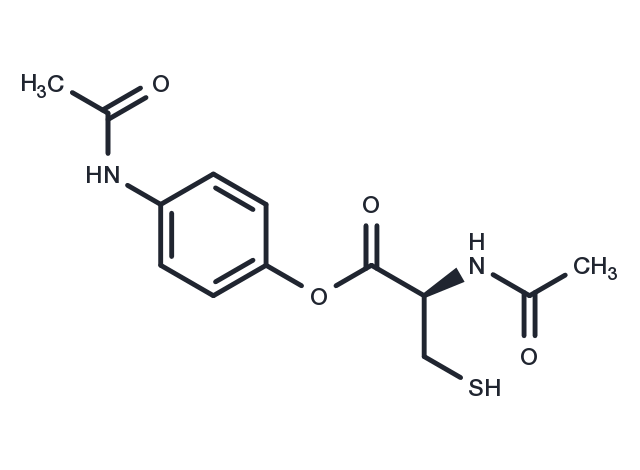 Paracetamol mercapturate Chemical Structure