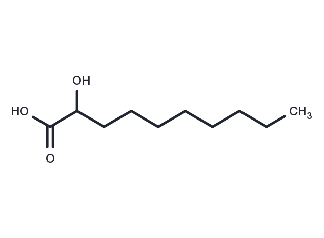 2-Hydroxydecanoic acid Chemical Structure