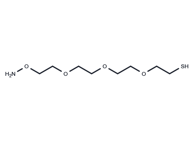 Aminooxy-PEG3-C2-thiol Chemical Structure