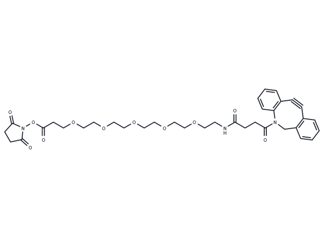 DBCO-PEG5-NHS ester Chemical Structure