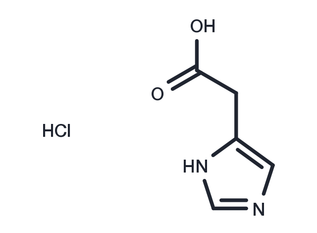 Imidazoleacetic acid hydrochloride Chemical Structure
