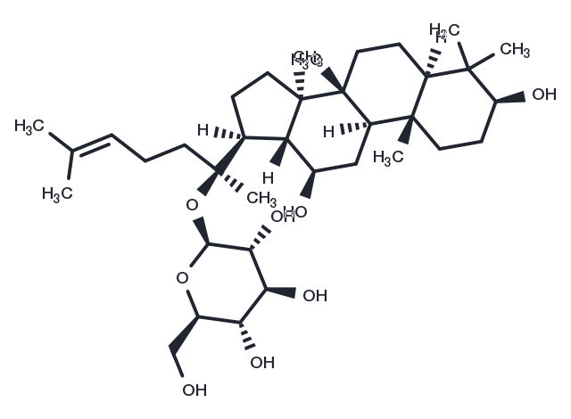 Ginsenoside C-K Chemical Structure