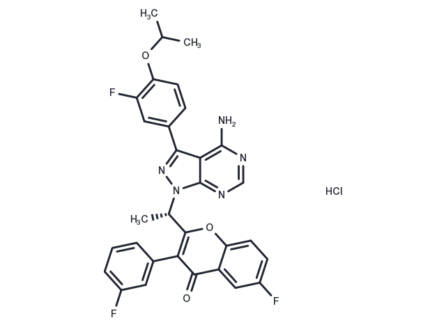 Umbralisib hydrochloride Chemical Structure