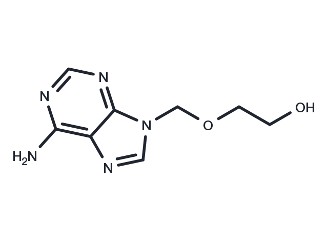 1-[(2-Hydroxyethoxy)Methyl]adenine Chemical Structure
