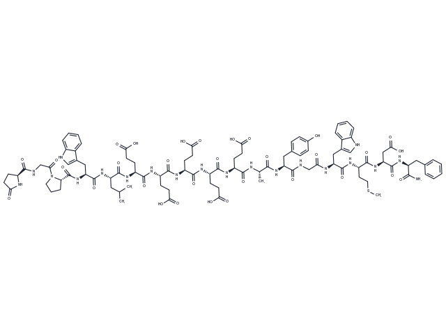 Gastrin I, human Chemical Structure