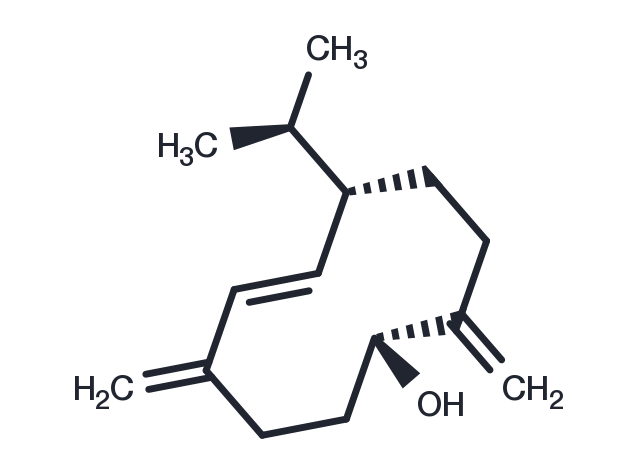4(15),5,10(14)-Germacratrien-1-ol Chemical Structure
