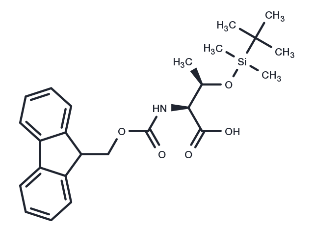 Fmoc-Thr(TBDMS)-OH Chemical Structure