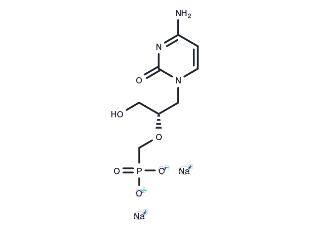 Cidofovir sodium Chemical Structure