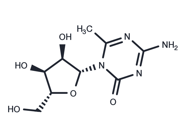 6-Methyl-5-azacytidine Chemical Structure