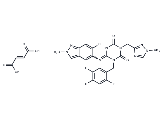 Ensitrelvir fumarate Chemical Structure
