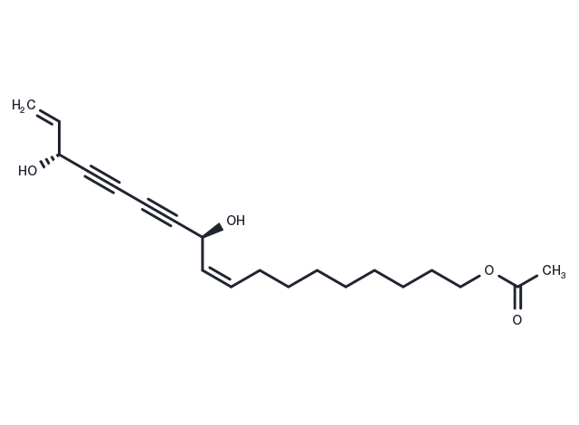 1-Acetoxy-9,17-octadecadiene-12,14-diyne-11,16-diol