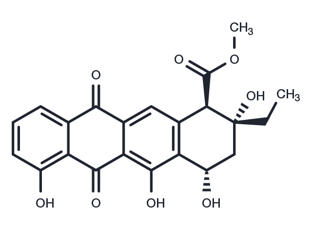 Aklavinone Chemical Structure
