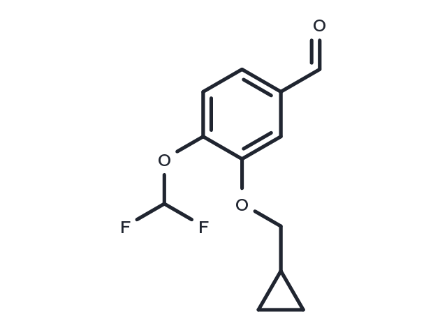 3-(Cyclopropylmethoxy)-4-(difluoromethoxy)benzaldehyde Chemical Structure