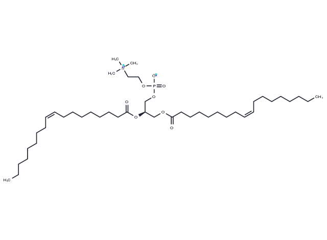 1,2-dioleoyl-sn-glycero-3-phosphocholine Chemical Structure