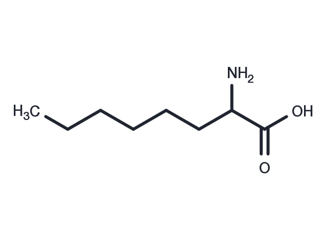 DL-2-AMINOOCTANOIC ACID Chemical Structure