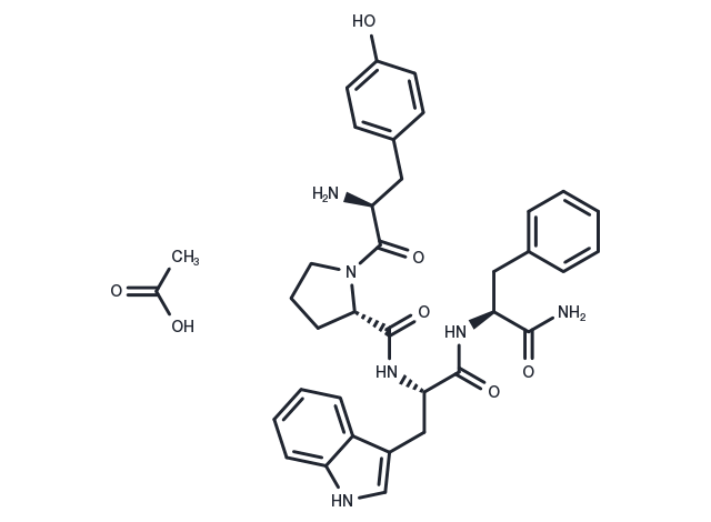 Endomorphin 1 acetate Chemical Structure