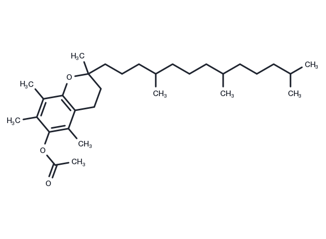 DL-alpha-Tocopherylacetate Chemical Structure