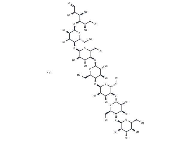 Maltoheptaose hydrate Chemical Structure