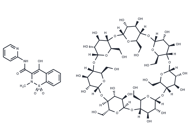 Piroxicam betadex Chemical Structure