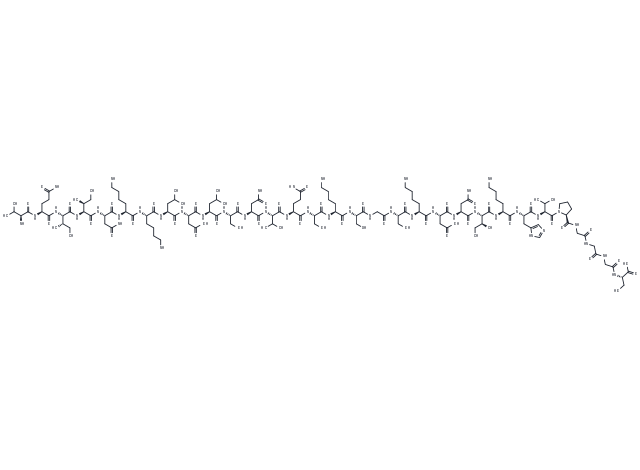 Tau Peptide (275-305) (Repeat 2 domain) Chemical Structure