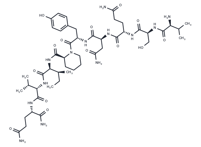 SP-346 nonapeptide Chemical Structure