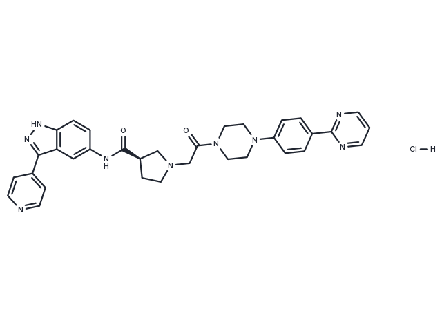SCH772984 HCl Chemical Structure
