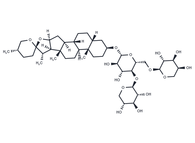 Aspafilioside B Chemical Structure