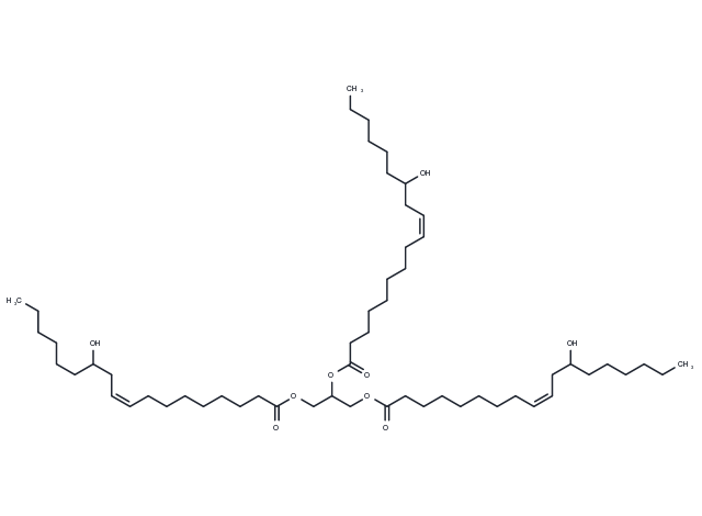 Castor oil Chemical Structure