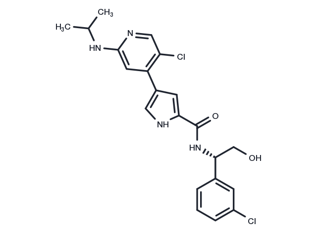 Ulixertinib Chemical Structure