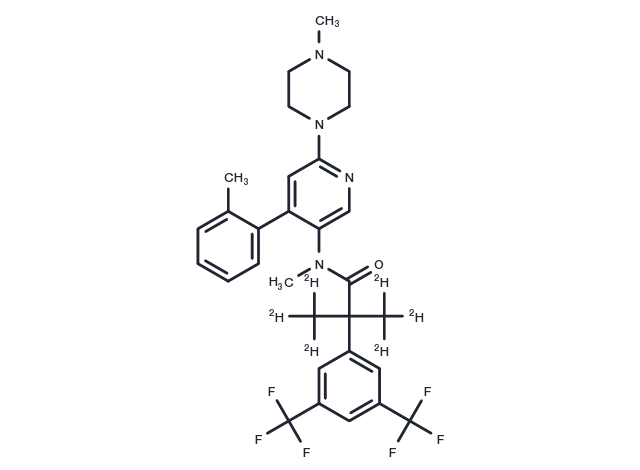 Netupitant D6 Chemical Structure