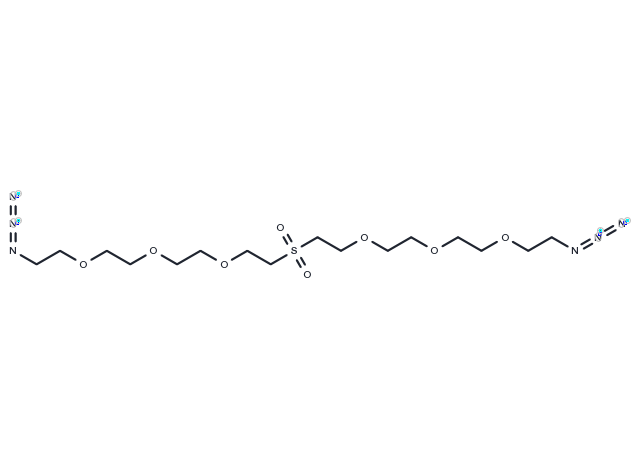 Azide-PEG3-Sulfone-PEG3-azide Chemical Structure