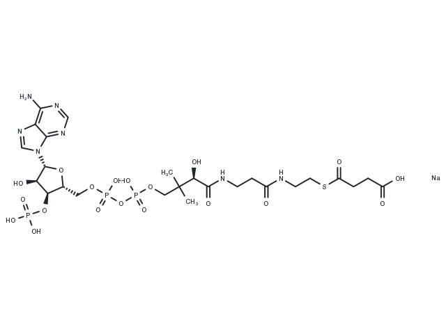 Succinyl-Coenzyme A sodium salt Chemical Structure