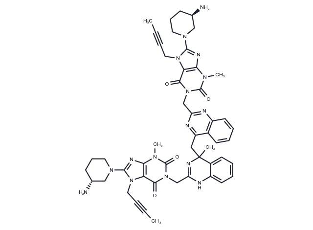 Linagliptin Methyldimer Chemical Structure