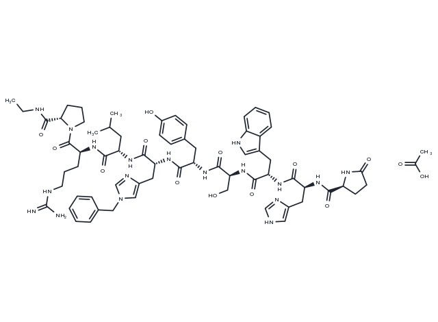 Histrelin acetate Chemical Structure