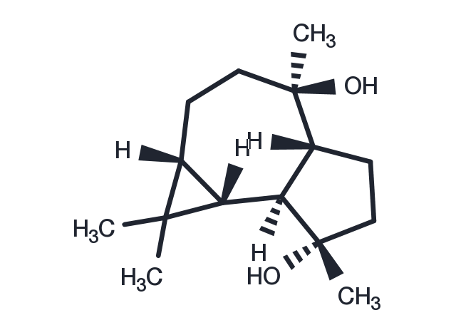 4,10-Aromadendranediol Chemical Structure