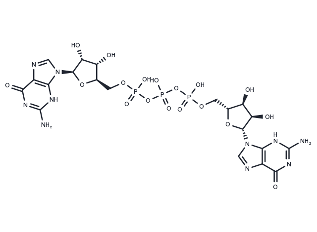 Diguanosine 5′-triphosphate Chemical Structure