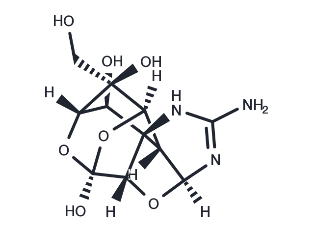 4,9-Anhydrotetrodotoxin Chemical Structure