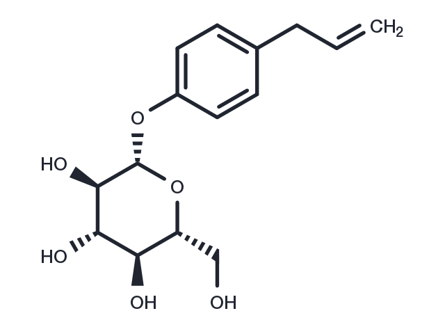 Chavicol β-D-glucoside Chemical Structure