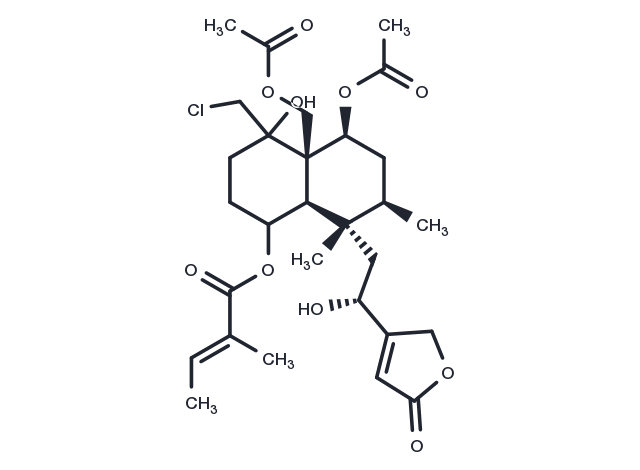 Ajugamarin chlorohydrin Chemical Structure