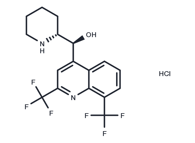 Mefloquine hydrochloride Chemical Structure