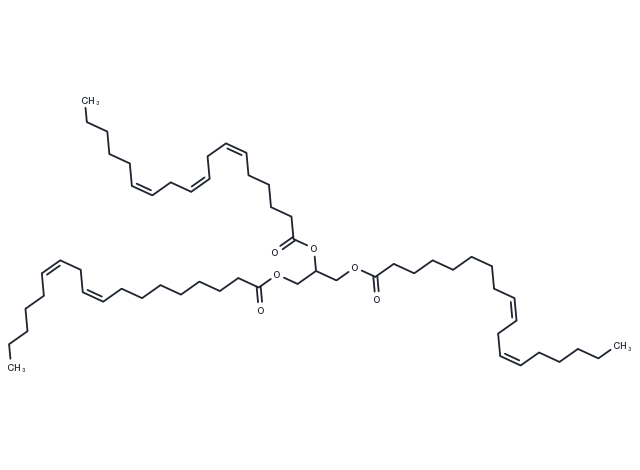 2-γ-Linolenoyl-1,3-dilinoleoyl-sn-glycerol Chemical Structure