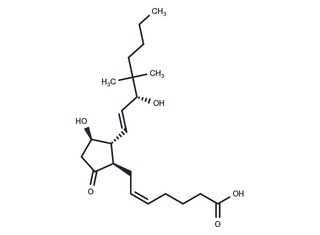 16,16-Dimethyl prostaglandin E2 Chemical Structure