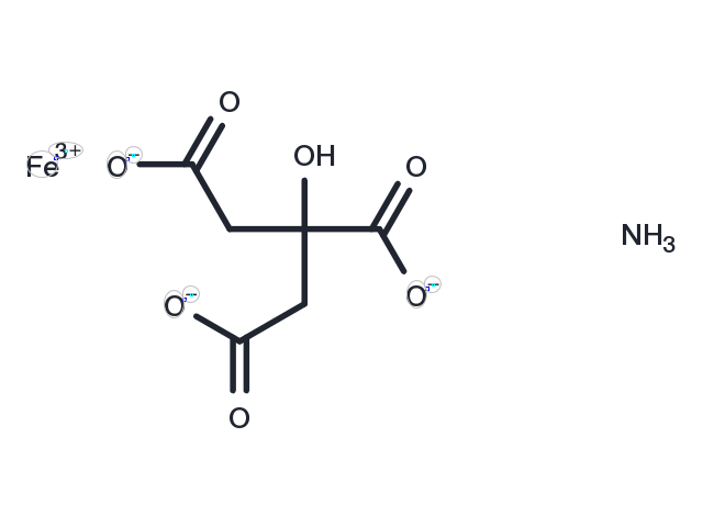 Ammonium iron(III) citrate Chemical Structure