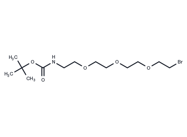 N-Boc-PEG4-bromide Chemical Structure