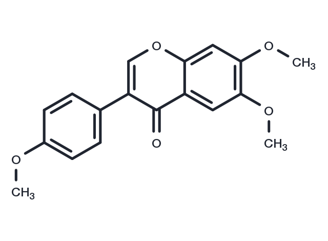 4',6,7-Trimethoxyisoflavone Chemical Structure