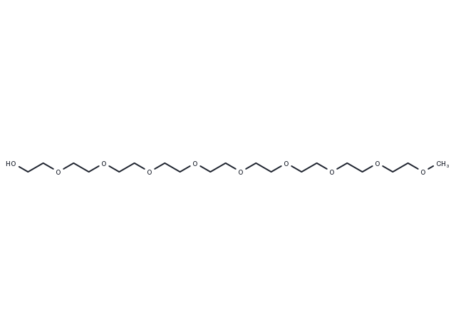 Nonaethylene glycol monomethyl ether Chemical Structure
