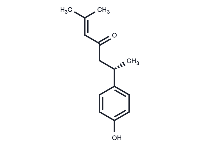 6-(4-Hydroxyphenyl)-2-methylhept-2-en-4-one Chemical Structure