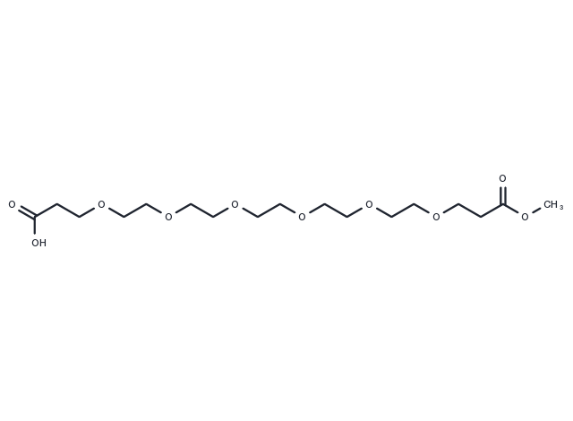Acid-PEG6-mono-methyl ester Chemical Structure